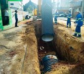 Saae-Sorocaba realiza implantação de nova rede de drenagem no Éden