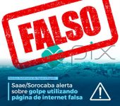 Saae-Sorocaba alerta sobre golpe utilizando página de internet falsa