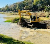Saae-Sorocaba realiza limpeza e manutenção preventiva nas Bacias de Contenção do Campolim