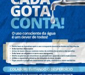 Saae-Sorocaba orienta usuários sobre consumo consciente de água