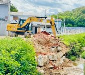 Saae-Sorocaba realiza manutenção de córrego no bairro Barcelona