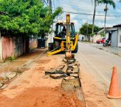 Saae-Sorocaba implanta nova rede de água tratada para atender região dos bairros Lopes de Oliveira e Jacutinga