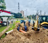 Saae-Sorocaba conclui implantação do novo emissário de esgoto no Jardim Faculdade