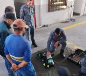 Saae-Sorocaba realiza treinamento com bombeiros para uso de equipamentos de respiração