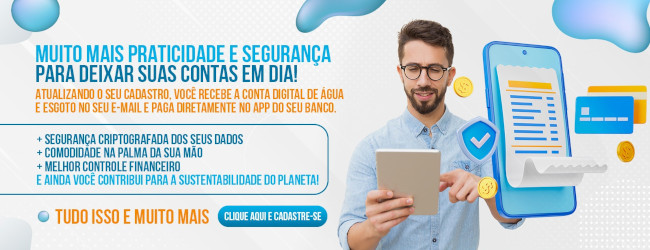 Banner 001 – Cadastro para recebimento de Conta Digital por e-mail